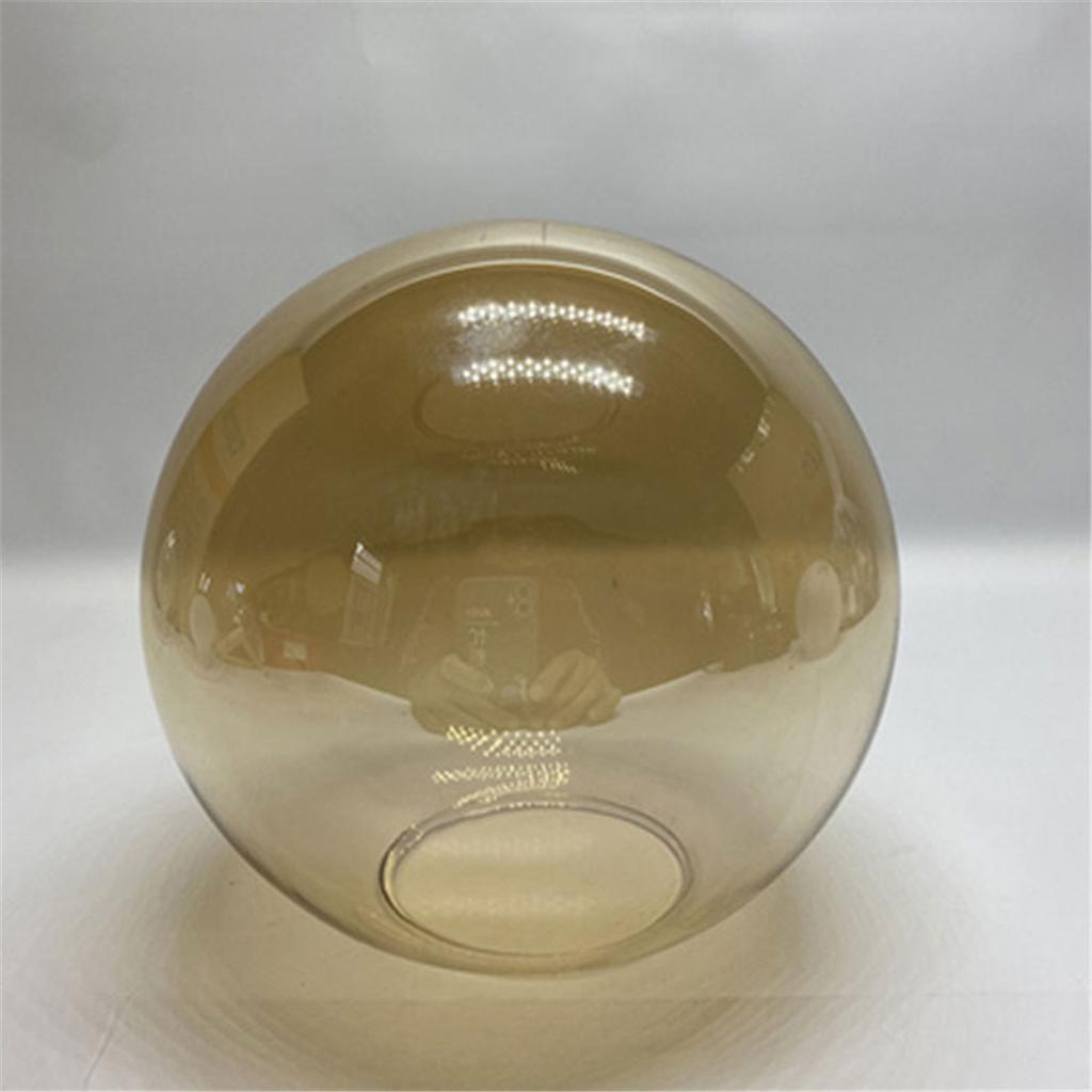 Klarer, weiß-grauer Ersatzglasschirm in verblassender Farbe für Magic Bean Kronleuchter-Pendelleuchte, grau-blaue Kugel-Lampenschirmfassung