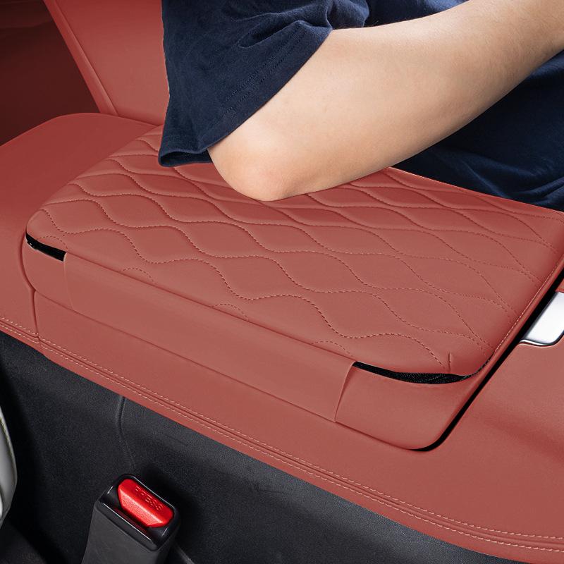 Couvercle de boîte à accoudoir Changan X5 PLUS: Convient pour 26 modèles, Coussinet de protection en cuir.