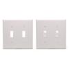 Upgrades Two Position Toggle Switches Plate Electrical Accessory with Quick Installation for Wall Outlets & Appliances