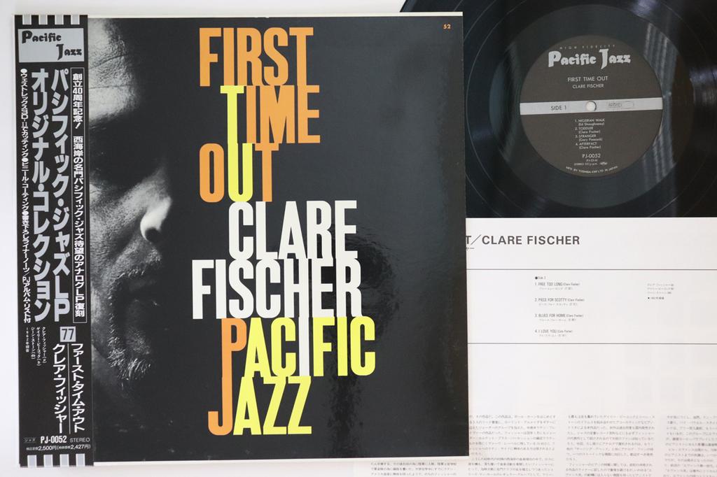 LP Record CLARE FISCHER - First Time Out PJ0052 PACIFIC JAZZ 1992 Japan Obi Jazz Used