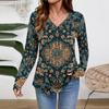 Women Long Sleeve Tops Dressy Casual V Neck Tshirts Basics Tee Vacation Fall Fashion Clothes