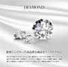PLUSTER Diamond Necklace for Platinum Magnolia Solitaire Natural PT900 40cm Box Popular Birthday Day Plaster Jewelry Women, (0.10ct Diamond), Chain,
