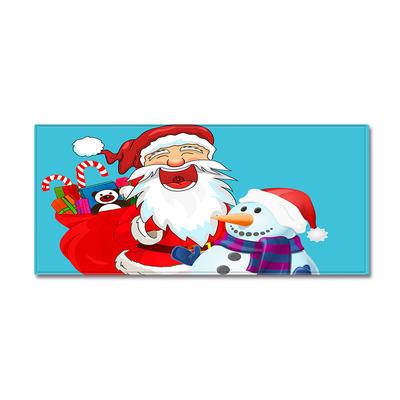 Christmas Home Door Mat Non-Slip Bathroom Mat Kitchen Long Bedroom Living Room Carpet Floor Mat