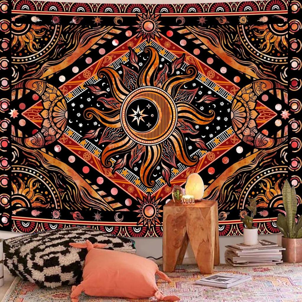 Tree of Life Tapestry Starry Sky Wall Tapestry,Vintage Tapestries for Bedroom Ceiling Tapestries Wall Hanging for Bedroom Living