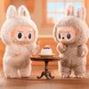 Mini carino Labubu The Monsters Dolls Cardiac Macarone Kawai Guess Bag Figure Model Bag Portachiavi Decor Replica per regalo di Natale