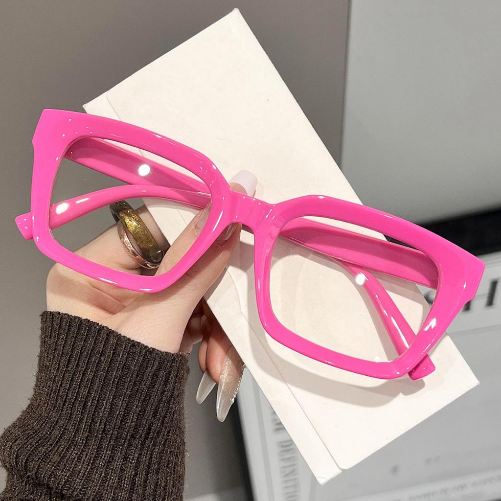 New fashion dopamine personality sweet cool glasses women's fashion trend style versatile anti-blue flat glasses men