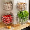 Large Capacity 304 Stainless Steel Drainage Basket Space Saving Metal Wire Basket Bathroom