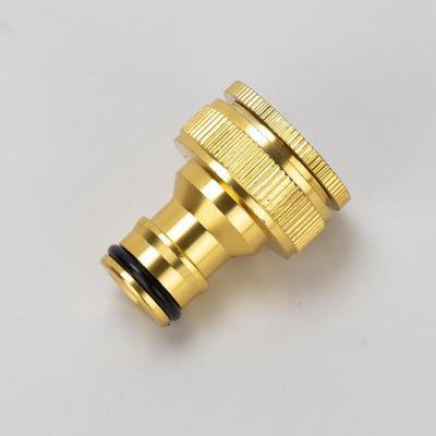 Brass Faucet Tap Connector Mixer Hose Adaptor Quick Connecter 1/2 To 3/4 Copper Hose Coupling Garden Watering Fittings Tool