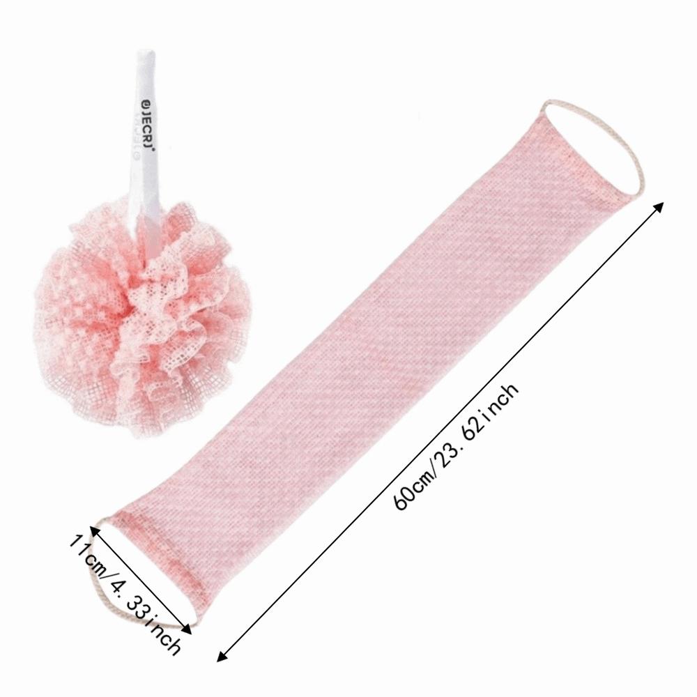 Dead Skin Remover Exfoliating Back Scrubber Household Body Wash Cloth Set Back Cleaning