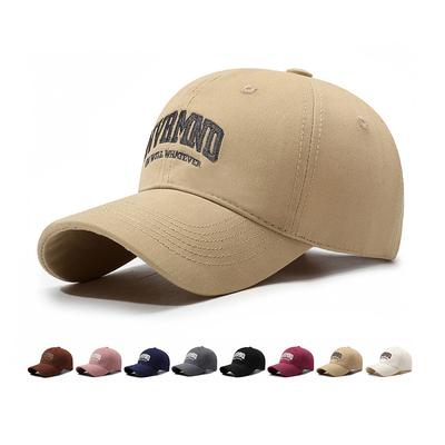 Embroidered Letter Baseball Cap Women Men Sunshade Cap