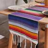 Mexican Table 1Pack 14 X 84 Inches Fiesta Mexican Theme Party Decoration for Cinco De Mayo Fiesta Party Table Cloth