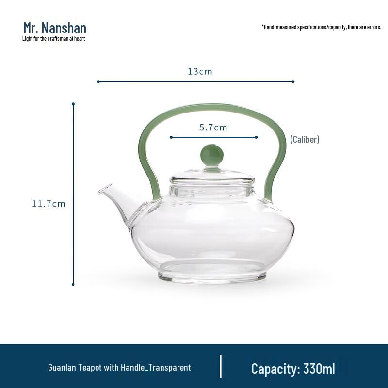Nanshan Mr. Guan Lan Heat-Resistant Glass Teapot