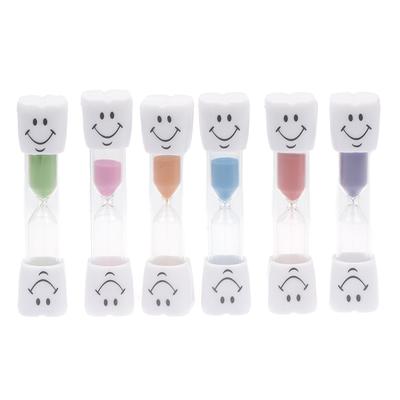 Minuteur Sablier 3 Minutes Enfants Brossage de Dents Minuteur de Sable Horloge de Bureau Minuteur
