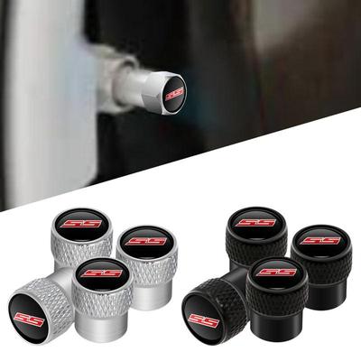 4Pcs Auto Styling SS Logo Emblem Metall Auto Rad Reifen Abdeckung Luft Ventil Stem Caps Für Cruze Camaro Captiva SS Sport