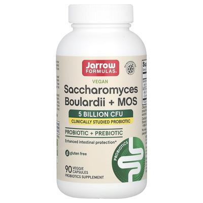 Vegan Saccharomyces Boulardii + Mos, 5 Billion CFU, 90 Veggie Caps