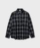 NONBLANK Flannel Ombre Check Shirt_Blue