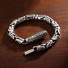 Vintage Silver Handmade Bracelet For Men And Women Stylish Hip Hop Niche Thai Bracelet Jewelry Accessories