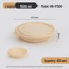 Eco-Friendly Round Disposable Meal Boxes with Lids
