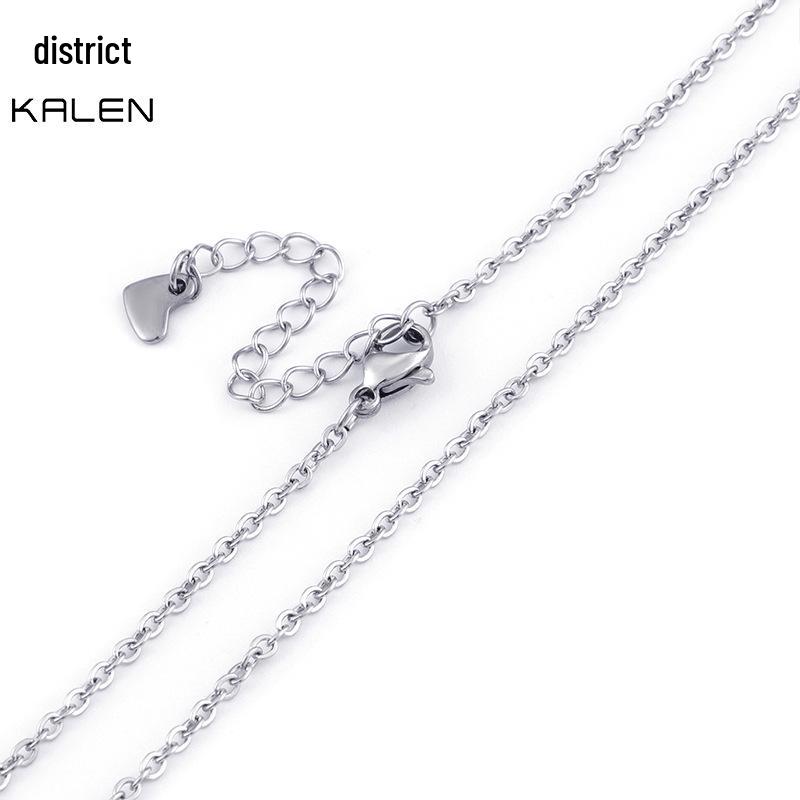 

Unisex Korean Style Stainless Steel O-Chain Necklace