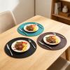 Round Placemats for Dining Table Woven Heat Insulation Pad Biodegradable