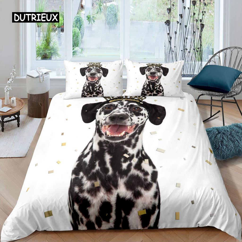 Queen Duvet Cover Set Hand Drawn Crown with Queen Lettering Baroque Style Elements Twin Bedding Set Black and White Quilt Cover