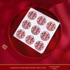 Self-Adhesive Double Happiness Stickers for Newlywed Room and Bride's Dowry Decoration