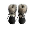 Mao Mao boots snow boots winter thick-soled retro piled cute Mori Mao tube heightening niche warm cotton shoes