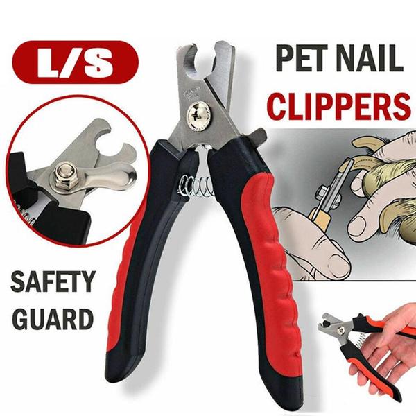 1PC S/L Pet Dog Cat Stainless Steel Professional Nail Toe Trimmer Clipper Grooming Tool