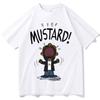 Funny Kendrick Lamar MUSTARD Meme T-Shirt Unisex Short Sleeve Hip Hop Cotton Graphic Summer Tee Loose Music Lover Apparel