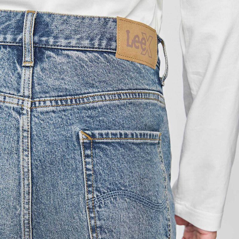 Lee Men's Straight Fit Medium Blue Jeans