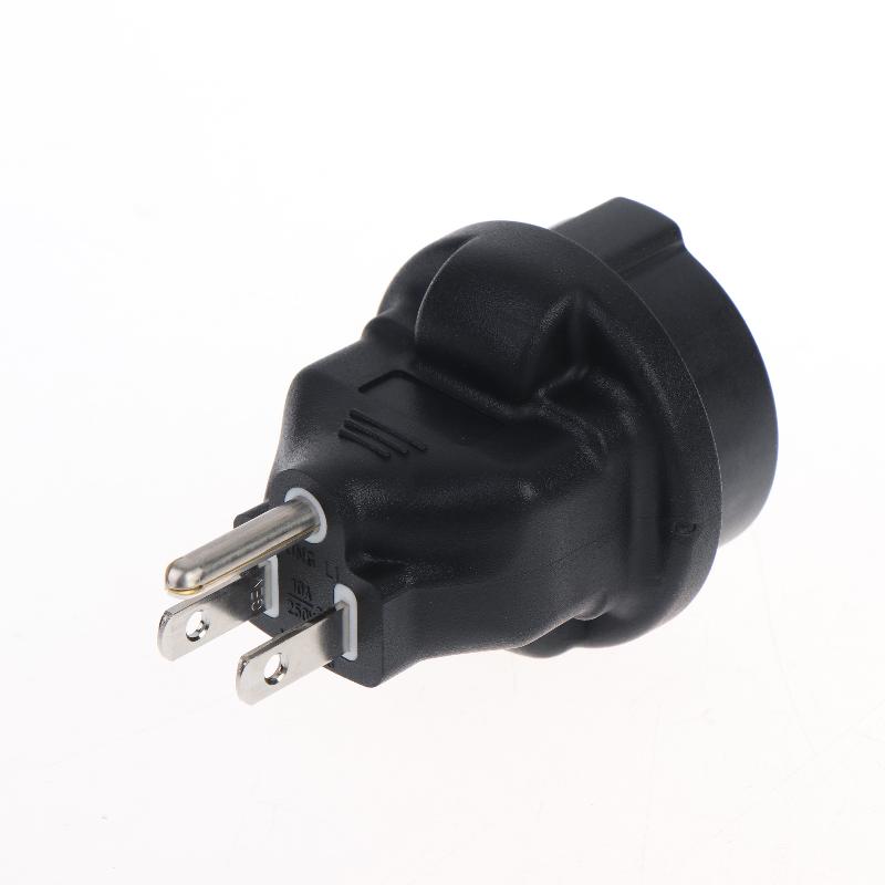 Eu To Us Converter Schuko Female To Usa Plug Adapter Us Nema 5-15P Plug To Europe Cee7/3 Schuko Receptacle Adapter