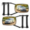 Extra Large Field of View Mirror Universal Towing Extender, Clip-on Side Safety Mirror, Adjustable Fit for Truck SUV And Trailer Quick Release