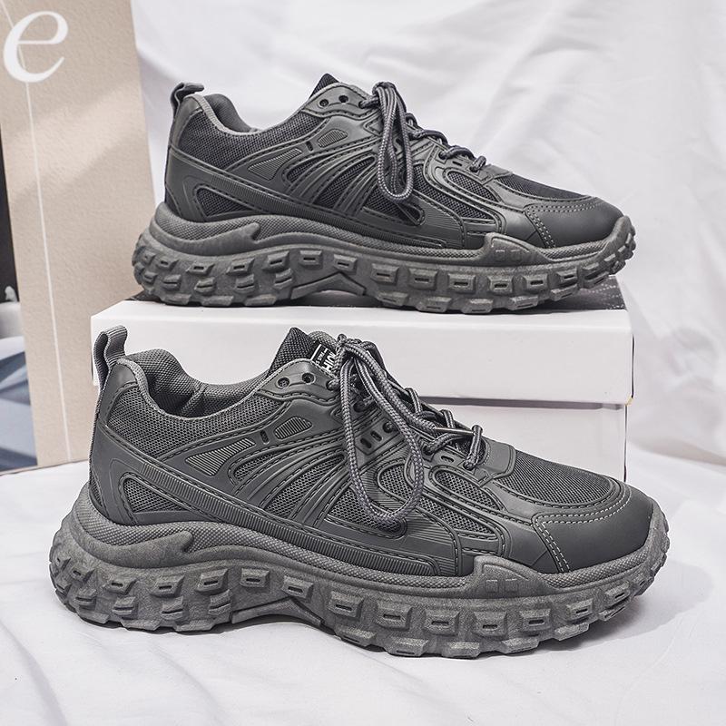 2024 Dad Shoes: Spring Mesh Breathable, Wear-Resistant, Anti-Slip Tire Sole Running and Casual Shoes for Men