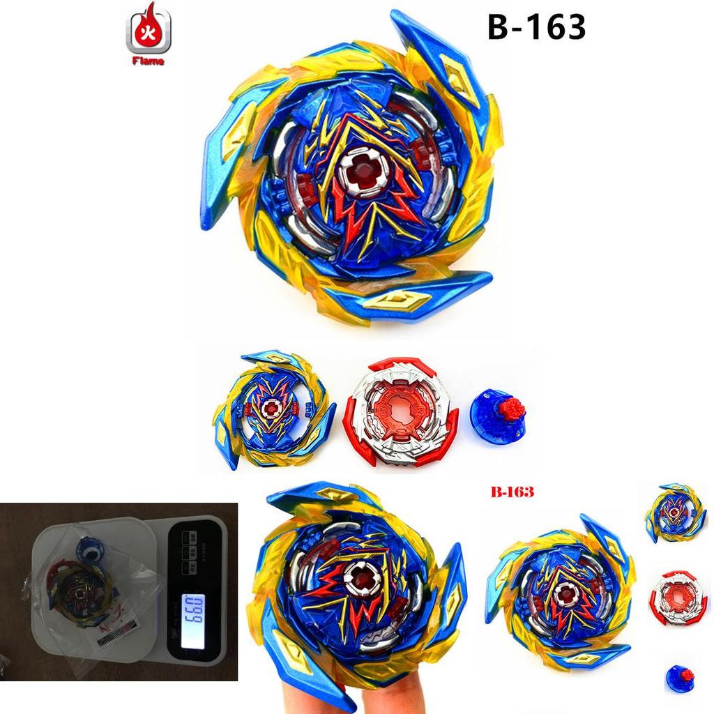 B-163 Beyblade Burst Superking Booster Brave Valkyrie Ev' 2a Design Bleu Vif Or Pour des Combats Captivants