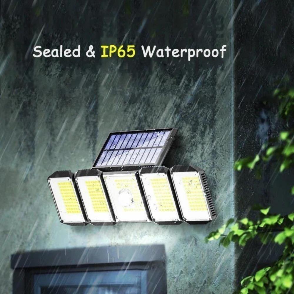 300 LEDs Solar Wall Lights Outdoor Indoor Garden Lights Motion Sensor Lamp Waterproof Powerful Solar Spotlight