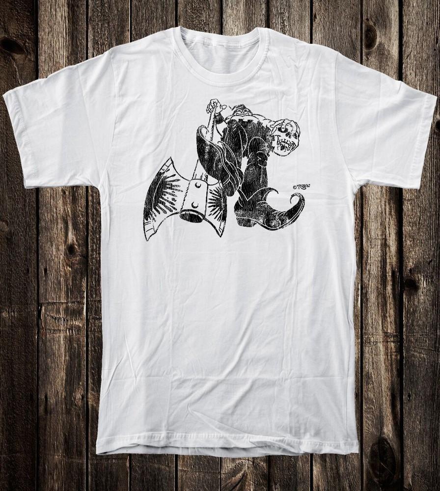 Retro Hot Rod T Shirt Tee 100% Cotton Motorcycle Roth Studios Executioner Axe Unisex T-Shirt M