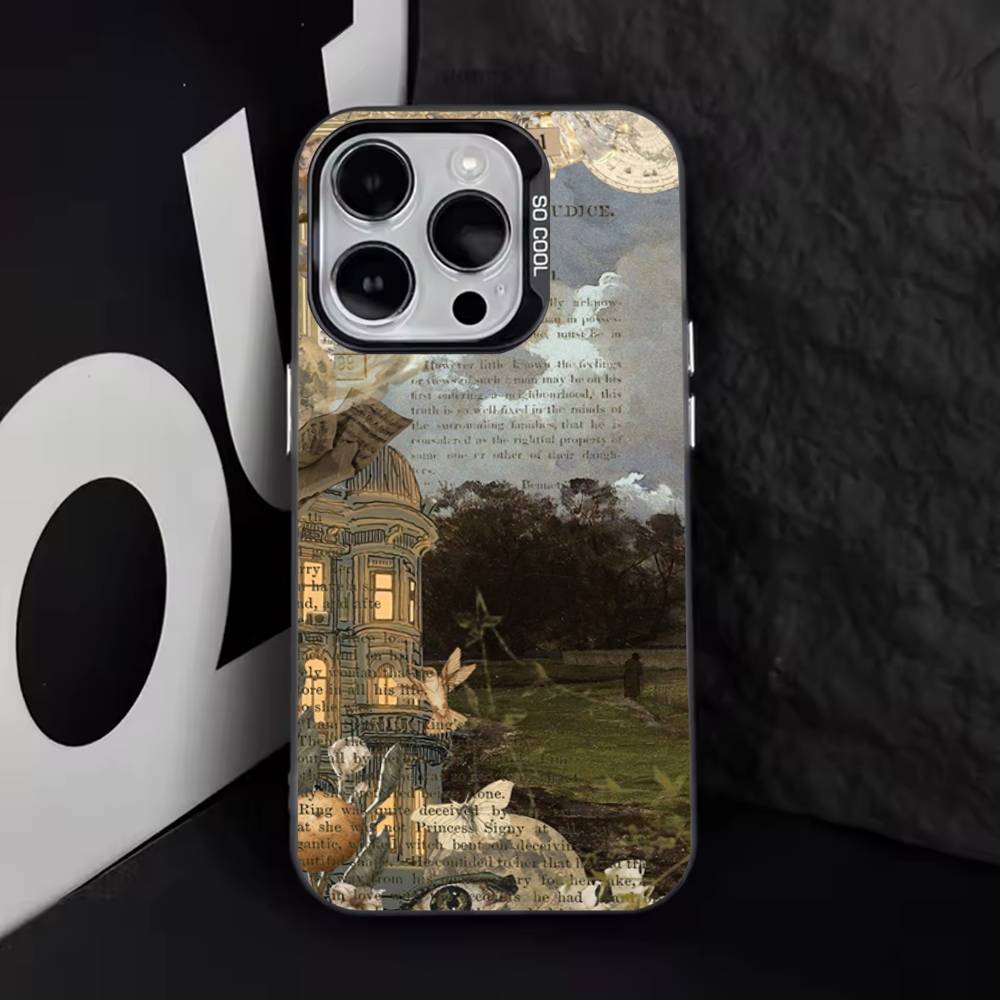 P-Pride and P-Prejudice Art Phone Case For iPhone 17,16,15,14,13,12,11,Pro,XS,Max,Plus,Mini,SE4,E Black Matte Shockproof Cover