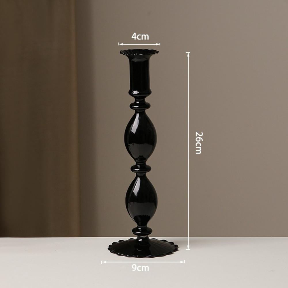 Modern Glass Candle Holder Nordic Home Decor Romantic Candlelight Dinner Candlestick Dining Table Decoration Wedding Party Decor
