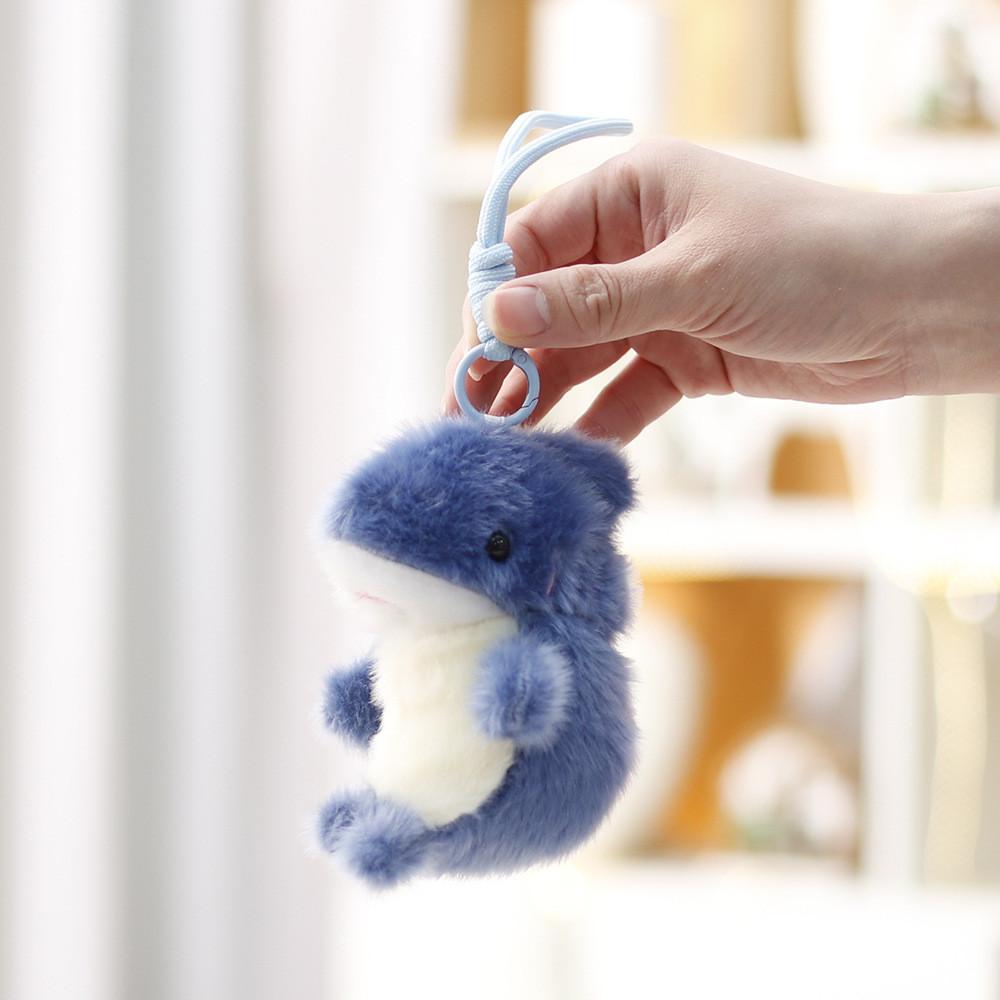 Marine Animal Plush Toy Shark Keychain With Soft Polyester Filling For Girls And Kids