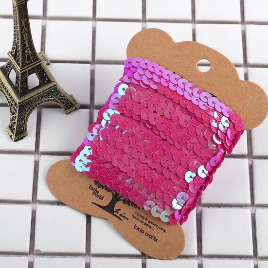 1 Ρολό Κορδέλα με Πούλιες Γυαλιστερή Κόψιμο 10 Γιαρδές Ραπτική Χειροτεχνίες Πούλιες DIY Κορδέλα Ύφασμα Αξεσουάρ