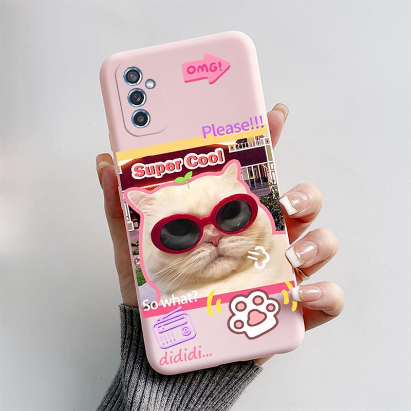For Samsung Galaxy M52 5G Case Galaxy M23 Cute Cartoon Soft Silicone Phone Cases For Samsung M52 M23 Cover M52 5G Fundas Bumper