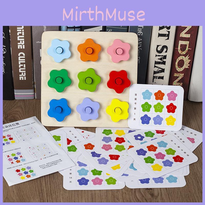 Shapes Wooden Geometric Flower Sets Columns Kids Stacking Towers Building Blocks