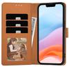 Tech-Protect Wallet Iphone 16E Saddle Brown