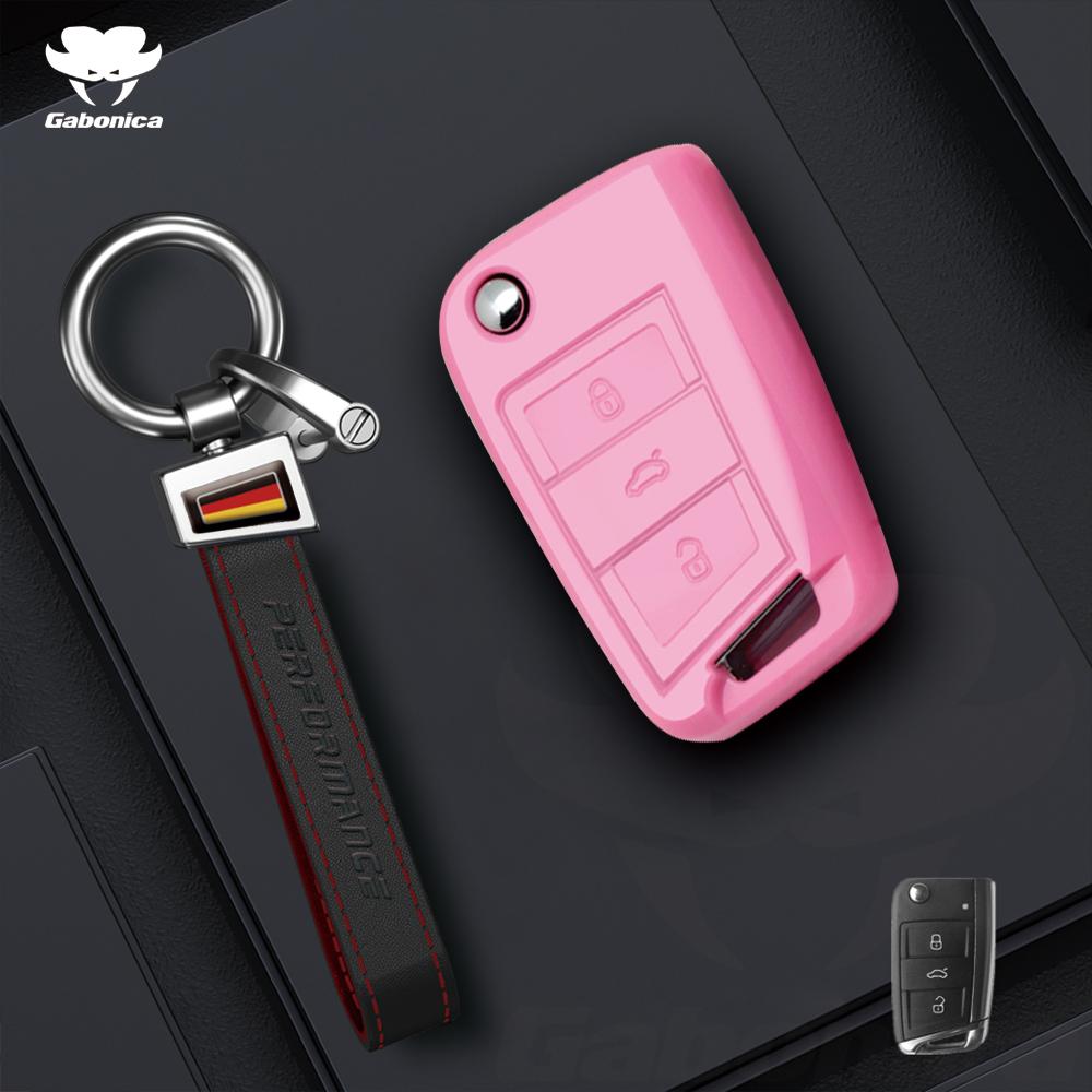 For Vw Volkswagen Polo Golf 4 5 6 7 T5 Mk7 Tiguan Passat B6 B5 Skoda Octavia A5 A7 Seat Leon Fr 2 Ibiza Ateca Car Key Case Cove