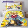 Trunks Pattern Bedding,Quilt Set Quilt Cover Pillowcase Home Birthday Gift (1 * Duvet Cover + 2 * Pillowcase, Without Core)