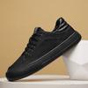 New casual sports board shoes men's round head ultra-light thick-soled breathable mesh shoes men's shoes casual breathable versatile