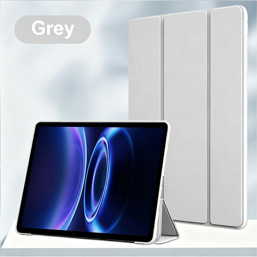 Pour Redmi Pad 2 SE 9.7 Étui de Tablette en Silicone Souple antichoc Ultra Mince Housse à Rabat Pliante Triple avec Fonction Veille/Réveil Automatique