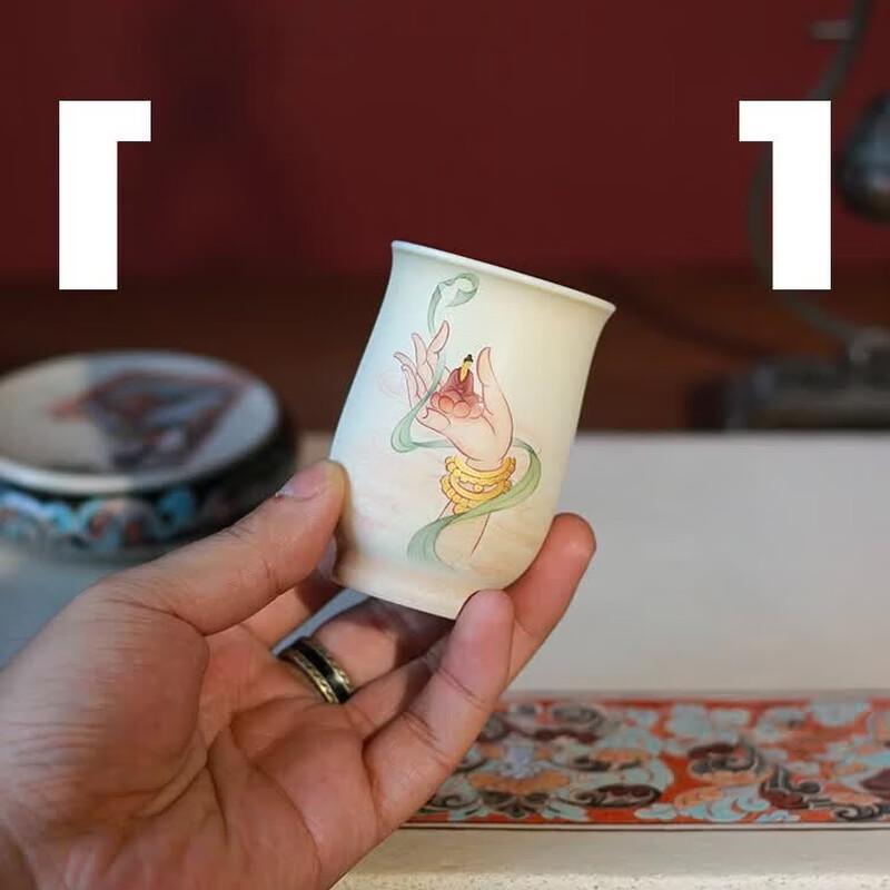 Mogao Yao Dunhuang Hand-painted Ceramic Tea Cup