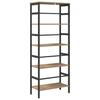 Bookshelf Artisan Oak 60 X 29.5 X 149 Cm Particleboard