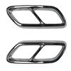 A51K-AMG Car Tail Throat Exhaust Pipe Muffler Tip Cover For Mercedes Benz C-Class W206 C200 C260 C300 +